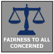 Symbol of justice emphasizing fairness for everyone.